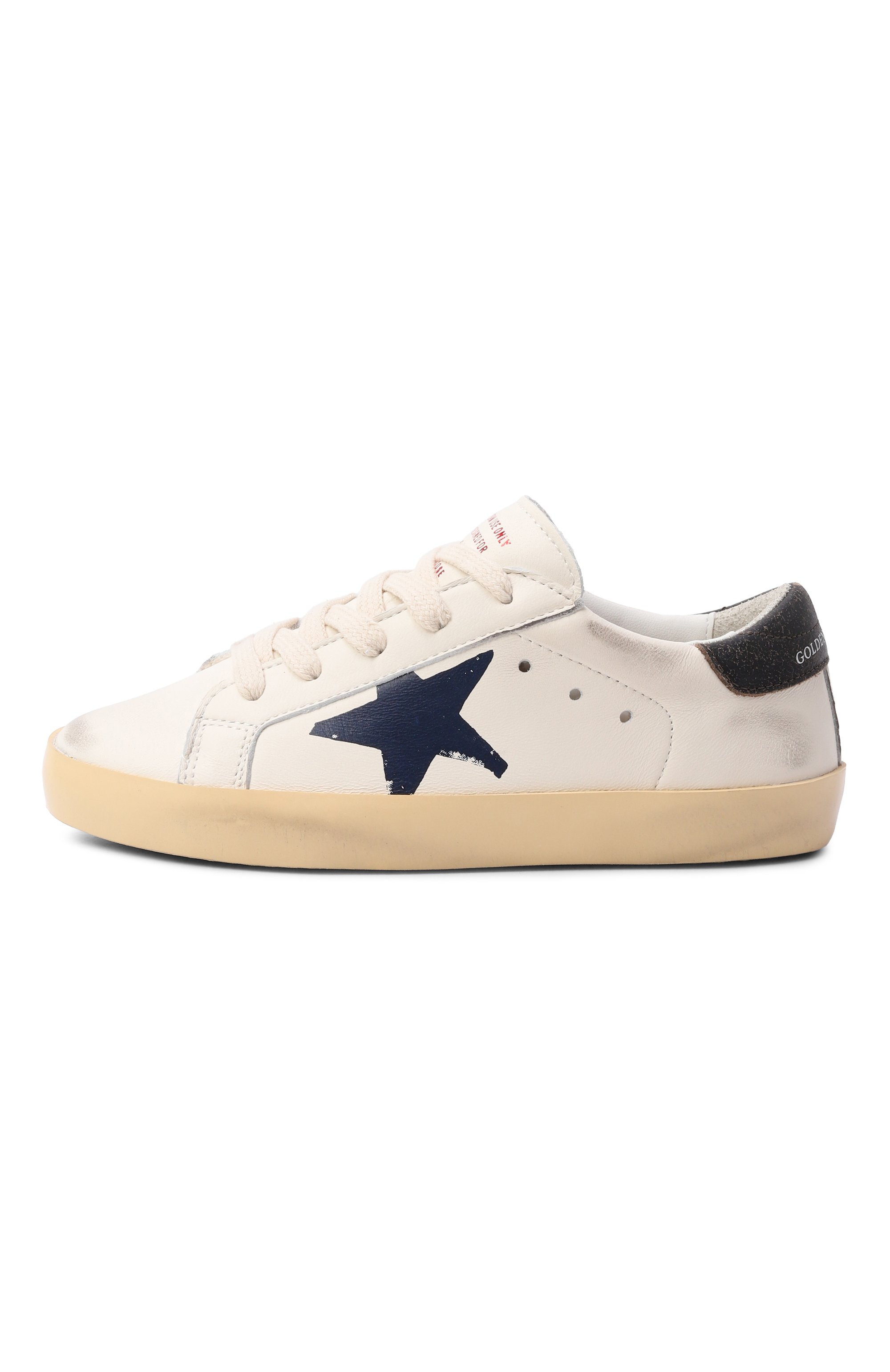 Кожаные кеды super-star GOLDEN GOOSE DELUXE BRAND, арт. GYF00270.F004340, фото 2