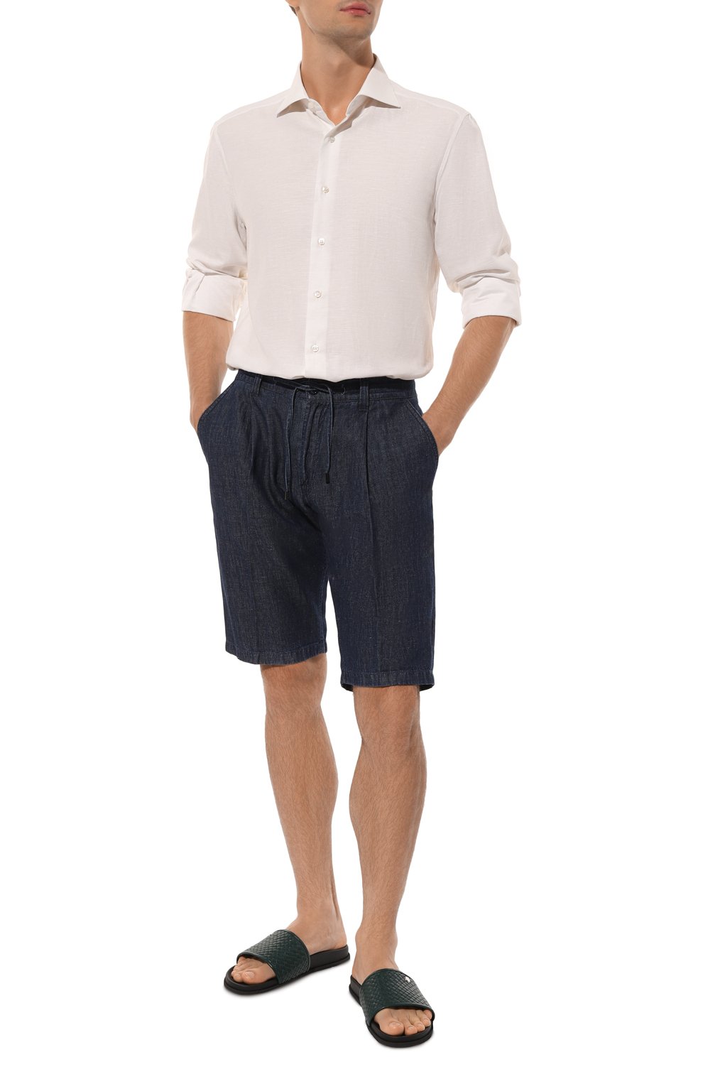 Кожаные шлепанцы ZILLI, арт. H0099AM1015VLS001, фото 2