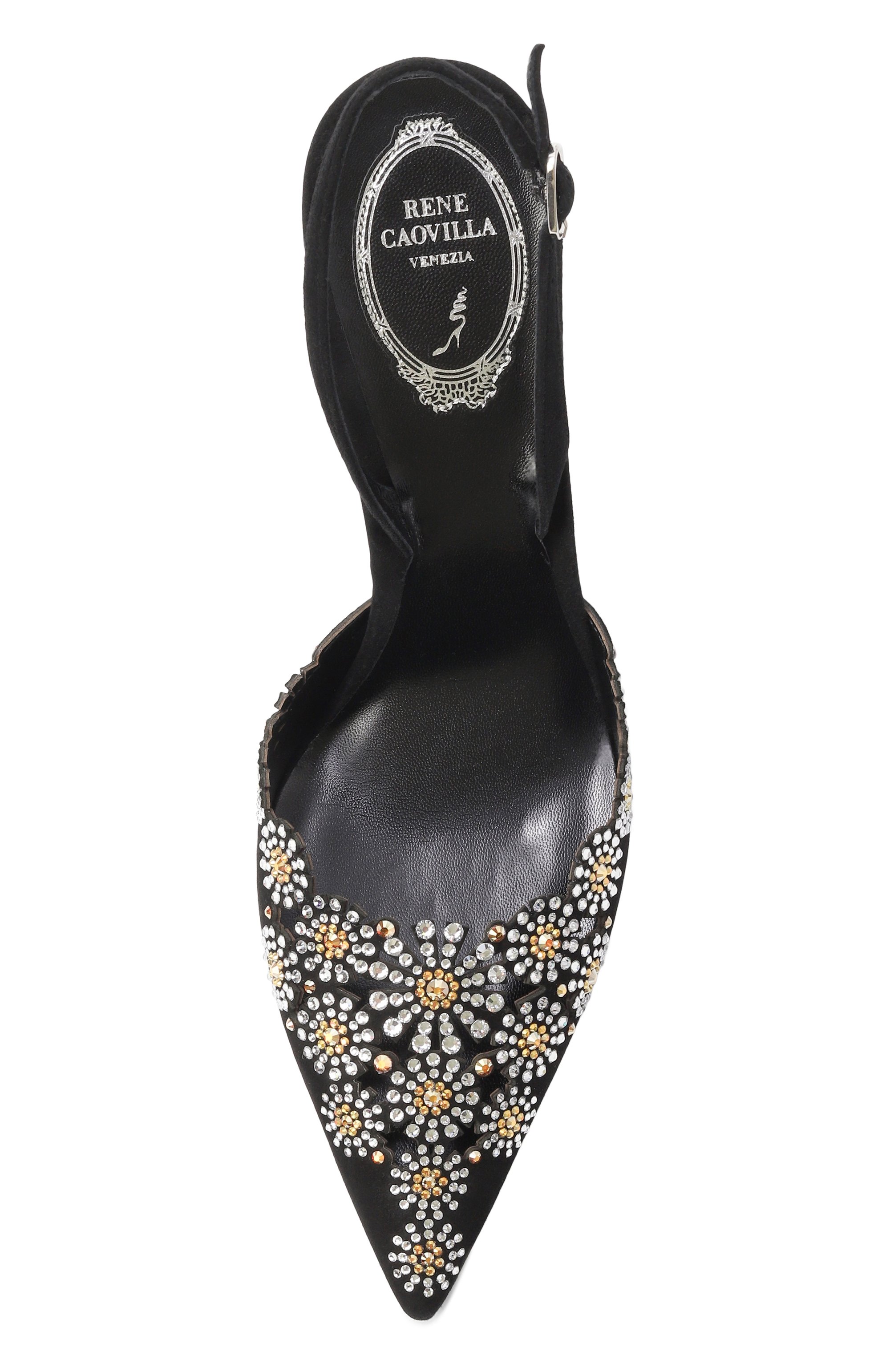 Замшевые туфли daisy 105 RENE CAOVILLA, арт. C12123-105/C001, фото 6