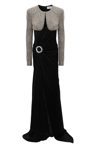 Женское шелковое платье BALMAIN, арт. 173245/S006