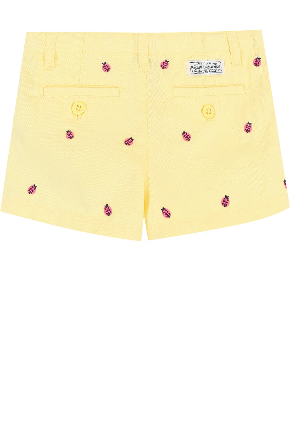Хлопковые мини-шорты с вышивкой POLO RALPH LAUREN, арт. 312688452, фото 2