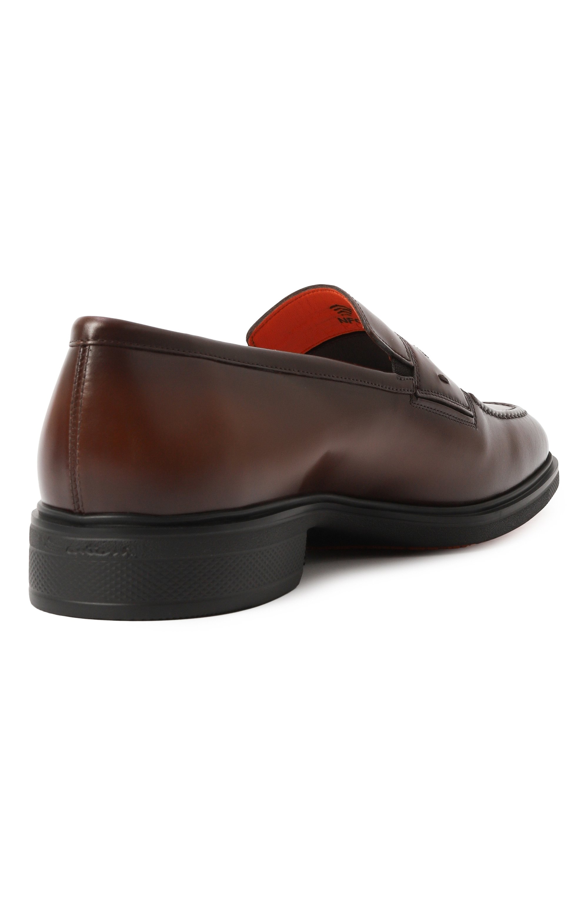 Кожаные пенни-лоферы easy SANTONI, арт. MGEG18964NEAXNTG, фото 5