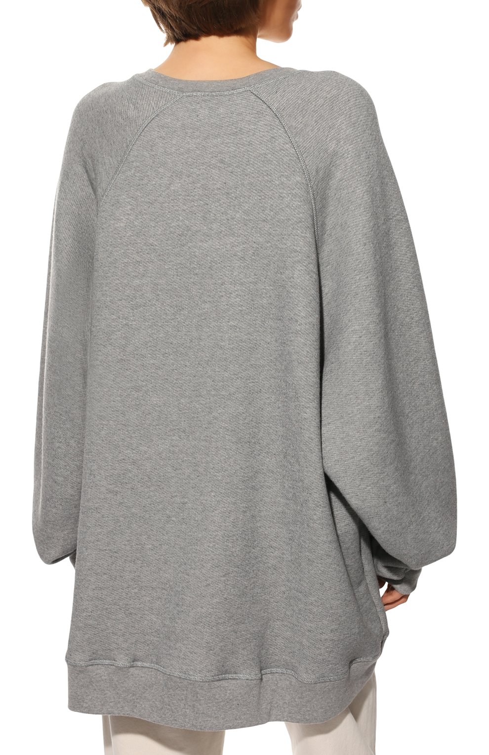 Свитшот из хлопка и кашемира HALFBOY серого цвета по цене 49500 руб., арт. H04WFCR1302, фото 4 Свитшот из хлопка и кашемира HALFBOY, арт. H04WFCR1302, фото 4