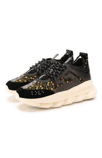 Комбинированные кроссовки chain reaction VERSACE, арт. DSU7071E/DTSPIG, фото 1