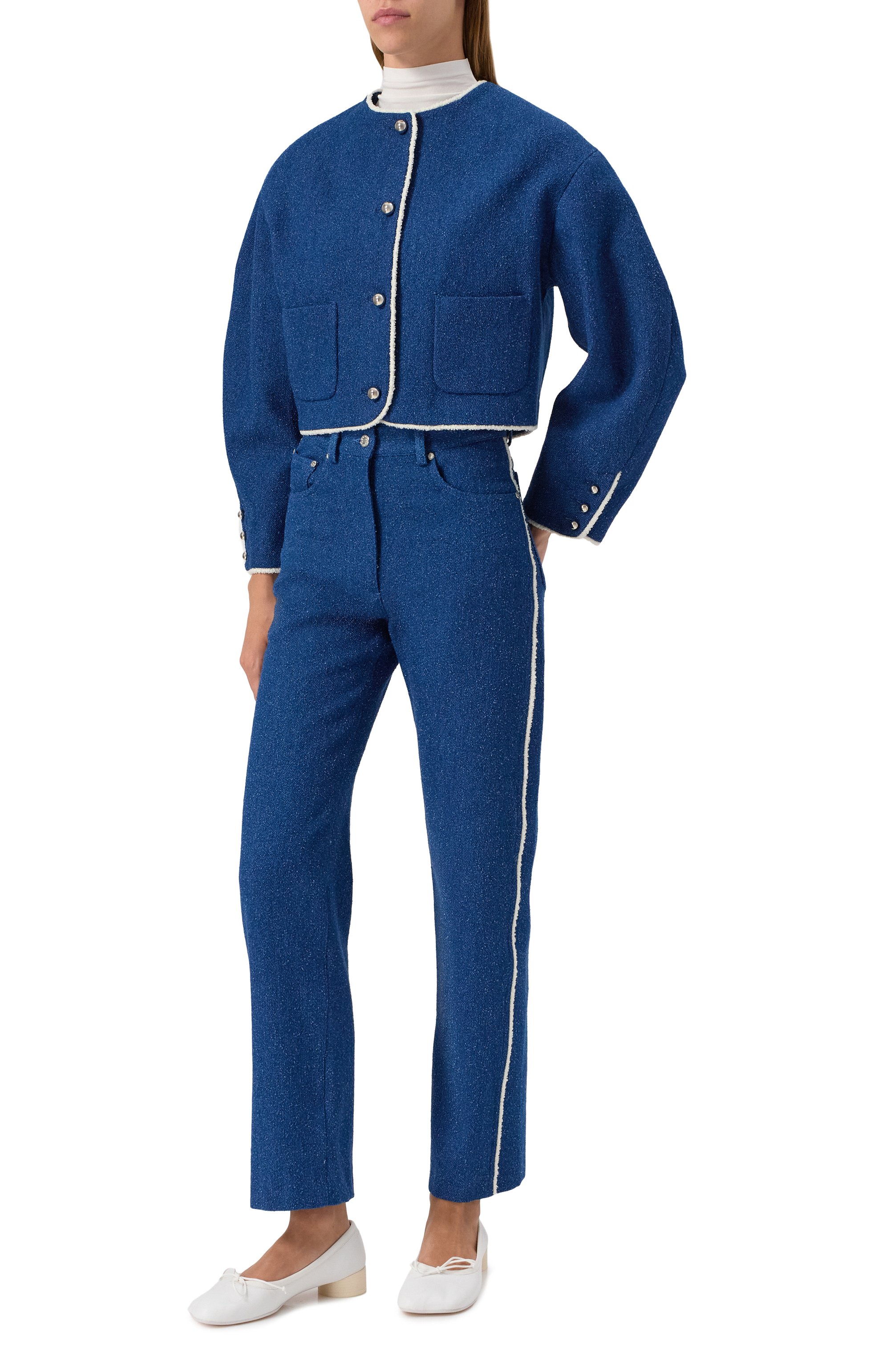 Твидовый жакет MSGM, арт. 3841MDG03/257112, фото 2