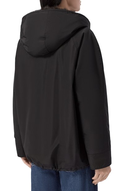 Куртка с отделкой из соболя MVST черного цвета по цене 2145000 руб., арт. M26.CFW.L455.1/U432065 FERMI0, фото 4 Куртка с отделкой из соболя MVST, арт. M26.CFW.L455.1/U432065 FERMI0, фото 4