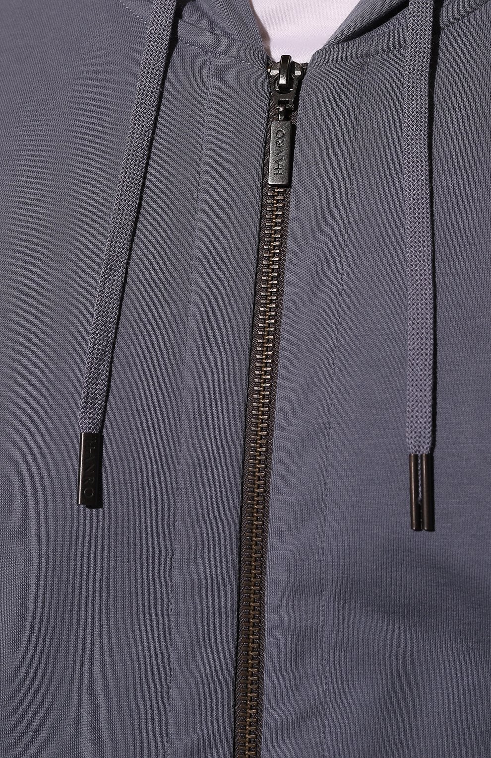 Хлопковая толстовка HANRO серого цвета по цене 25950 руб., арт. 075952., фото 5 Хлопковая толстовка HANRO, арт. 075952., фото 5