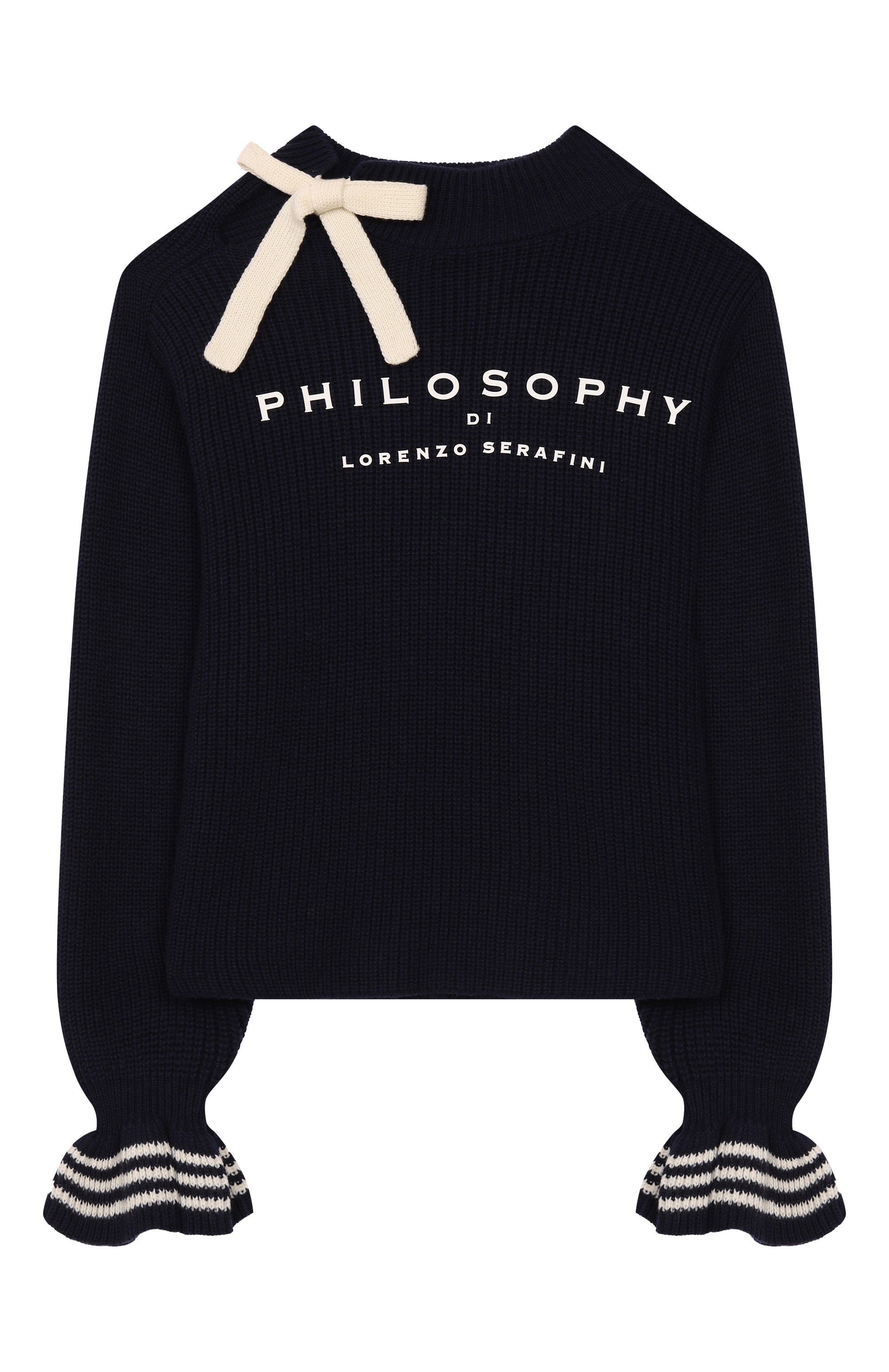 Свитер из шерсти и  хлопка PHILOSOPHY DI LORENZO SERAFINI KIDS, арт. I9F603/6066/12-14, фото 1