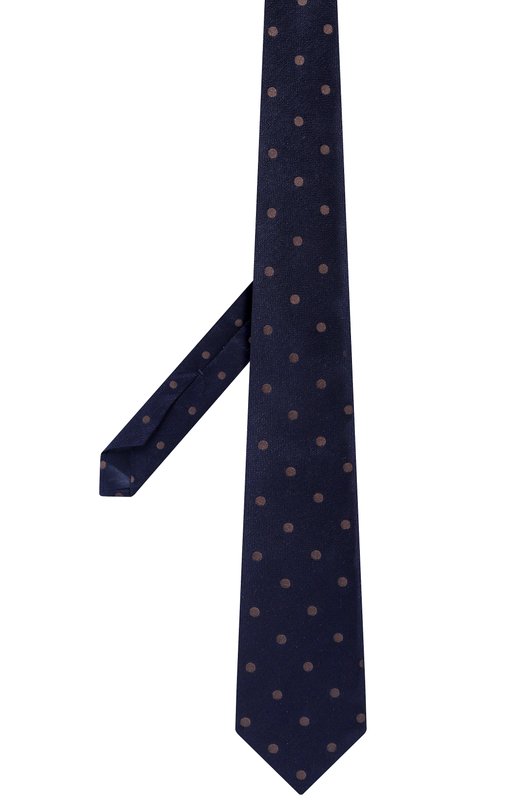 Галстук из шерсти и шелка Zilli CRAV2BM0330VP0I01 Синий  CRAV2BM0330VP0I01 Фото 3