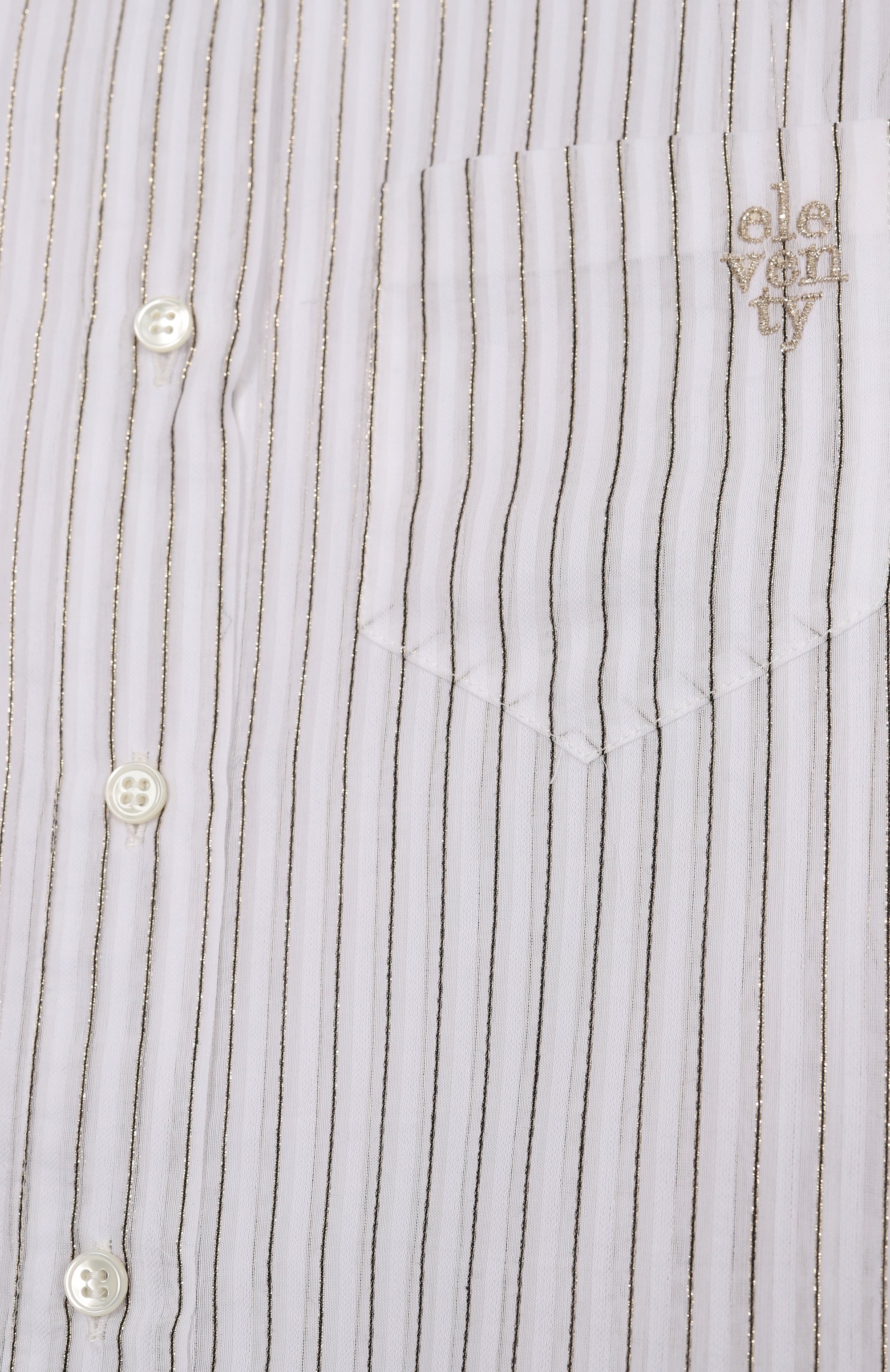 Рубашка из хлопка и шелка ELEVENTY белого цвета по цене 26750 руб., арт. EX5A00/M0029/10-16, фото 3 Рубашка из хлопка и шелка ELEVENTY, арт. EX5A00/M0029/10-16, фото 3