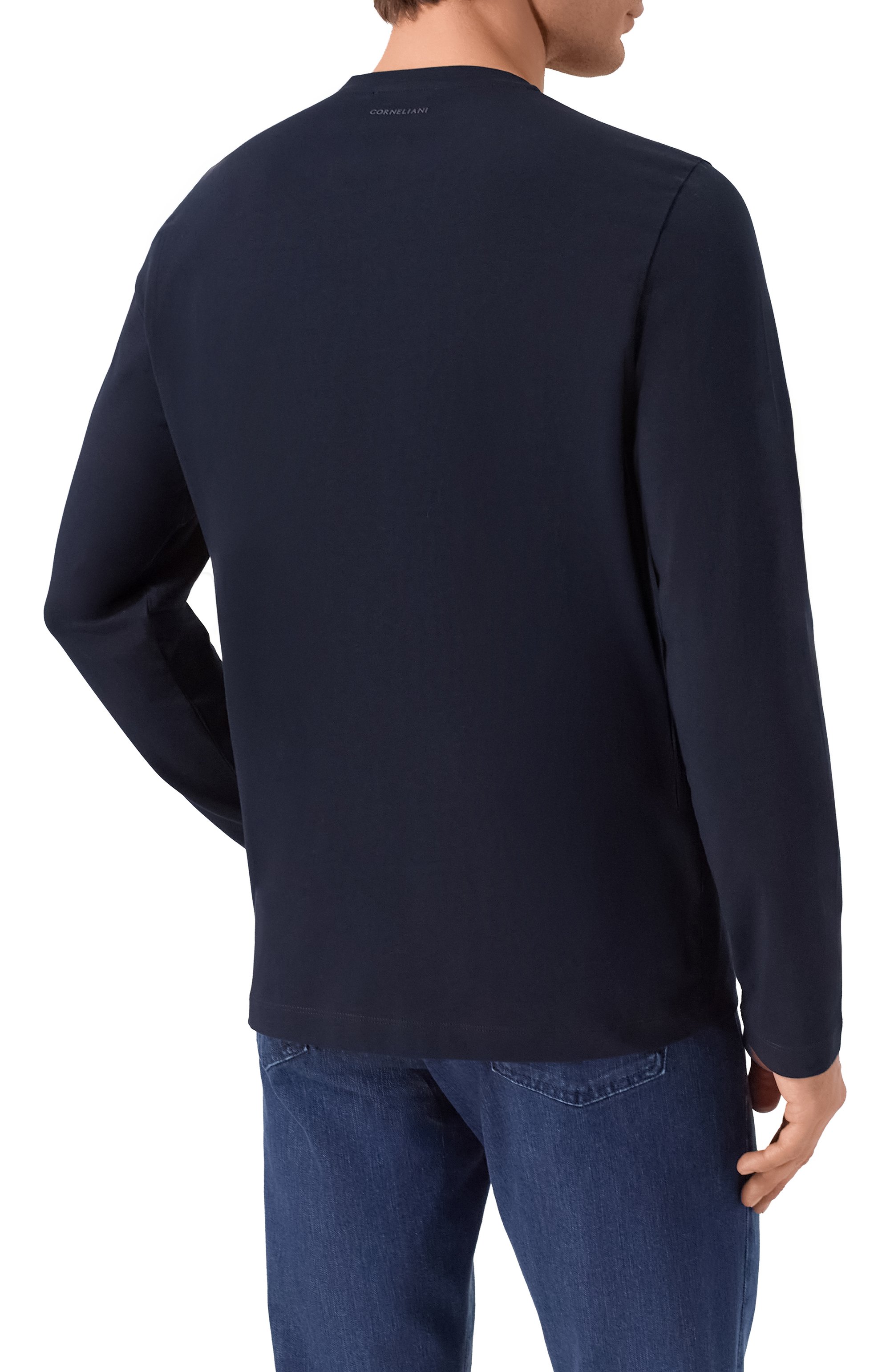 Хлопковый лонгслив CORNELIANI, арт. 27G550/2725028, фото 4