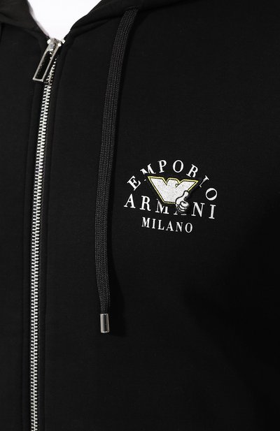 Хлопковая толстовка EMPORIO ARMANI, арт. 3H1M9E/1JHSZ, фото 5