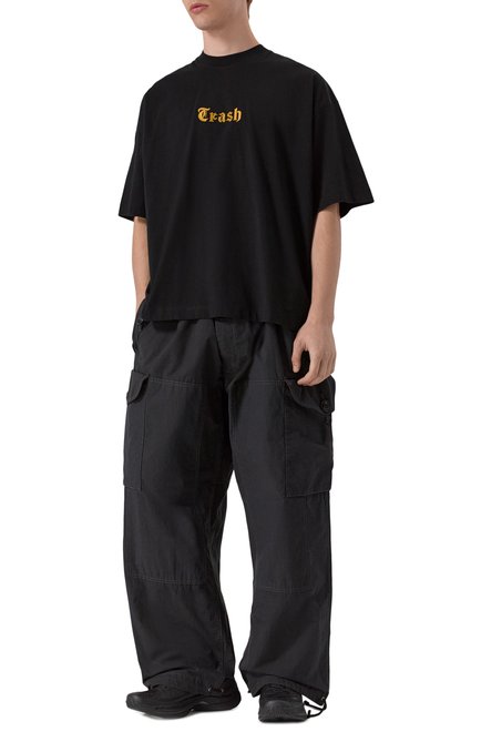 Мужская хлопковая футболка VETEMENTS, арт. UH76TR540B/1000 LIGHT JERSEY