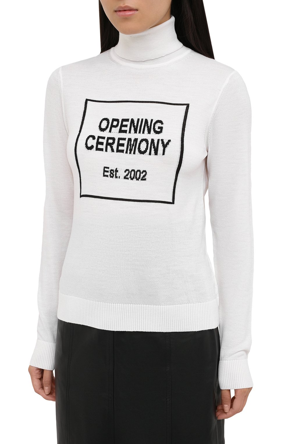 Хлопковая водолазка OPENING CEREMONY, арт. YWHF002E20KNI001, фото 3