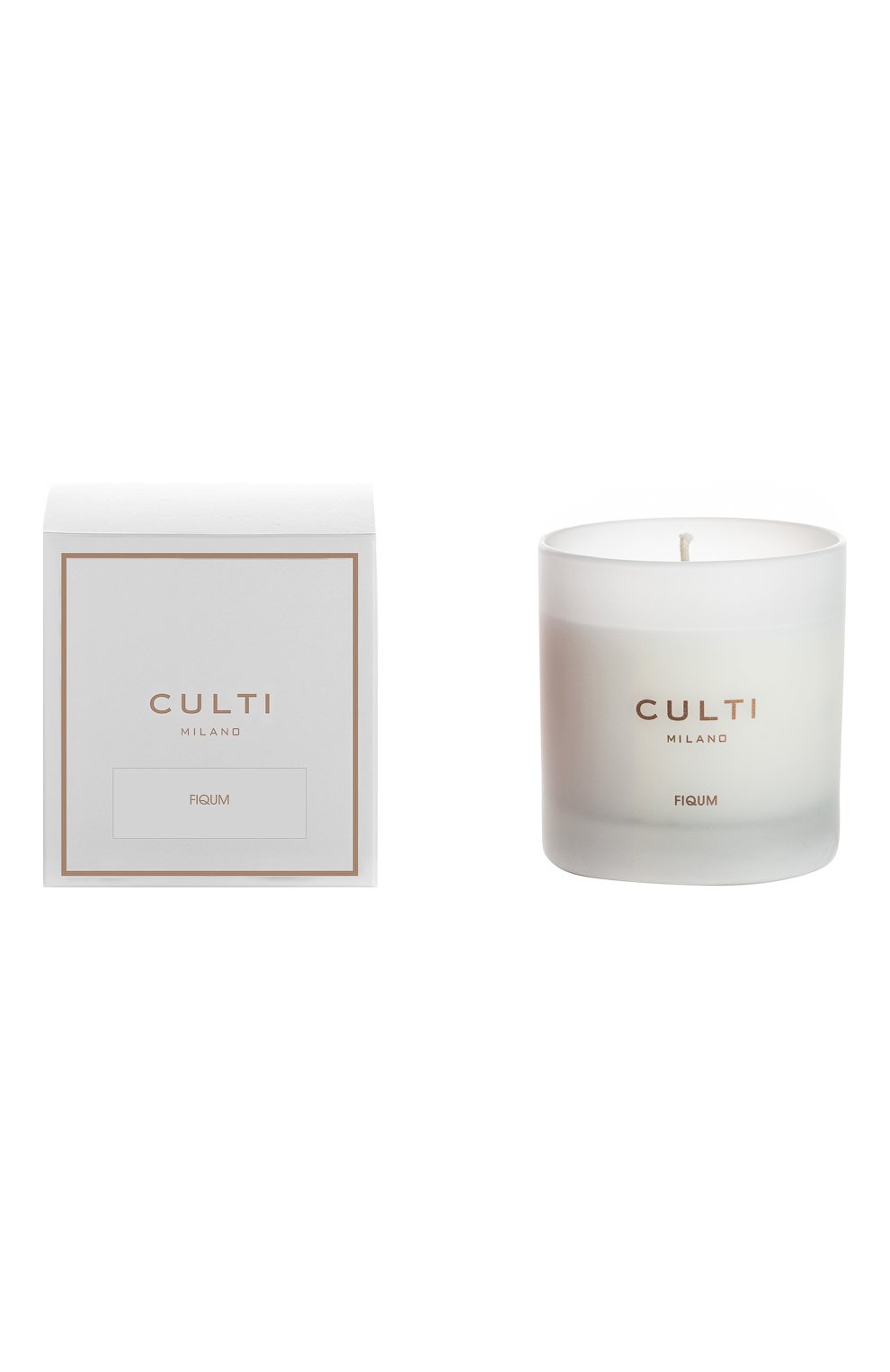 Ароматическая свеча bianco fiqum (270g) CULTI MILANO бесцветного цвета по цене 9210 руб., арт. 8050534796520, фото 2 Ароматическая свеча bianco fiqum (270g) CULTI MILANO, арт. 8050534796520, фото 2