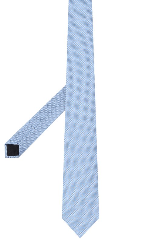 Галстук из хлопка и шелка Van Laack VL-LUIS-EL/K04361 Голубой  VL-LUIS-EL/K04361 Фото 3