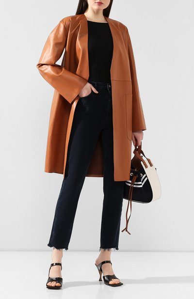 Кожаное пальто LOEWE, арт. S540336X49, фото 2