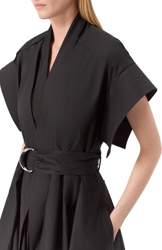 Хлопковое платье Lanvin RW-DR0007-6149-P26 Чёрный  RW-DR0007-6149-P26 Фото 4