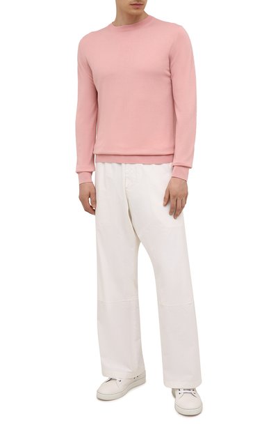 Джемпер из шерсти викуньи LORO PIANA розового цвета по цене 519500 руб., арт. FAL6624/VVIC, фото 2 Джемпер из шерсти викуньи LORO PIANA, арт. FAL6624/VVIC, фото 2