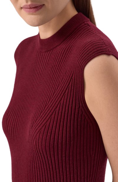 Платье из кашемира и шелка SASUPHI, арт. W25543/JA, фото 5