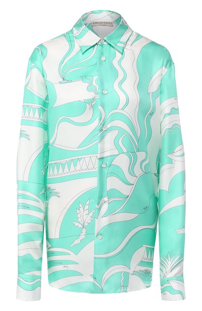 Женская шелковая рубашка EMILIO PUCCI, арт. 9HRJ90/9H741