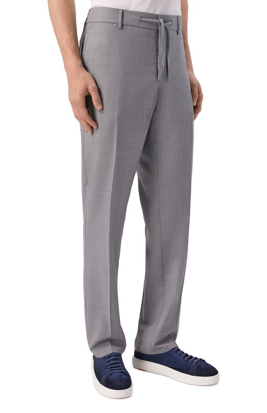 Шерстяные брюки Andrea Campagna SPIAGGIA20/RD1750 Серый  SPIAGGIA20/RD1750 Фото 3