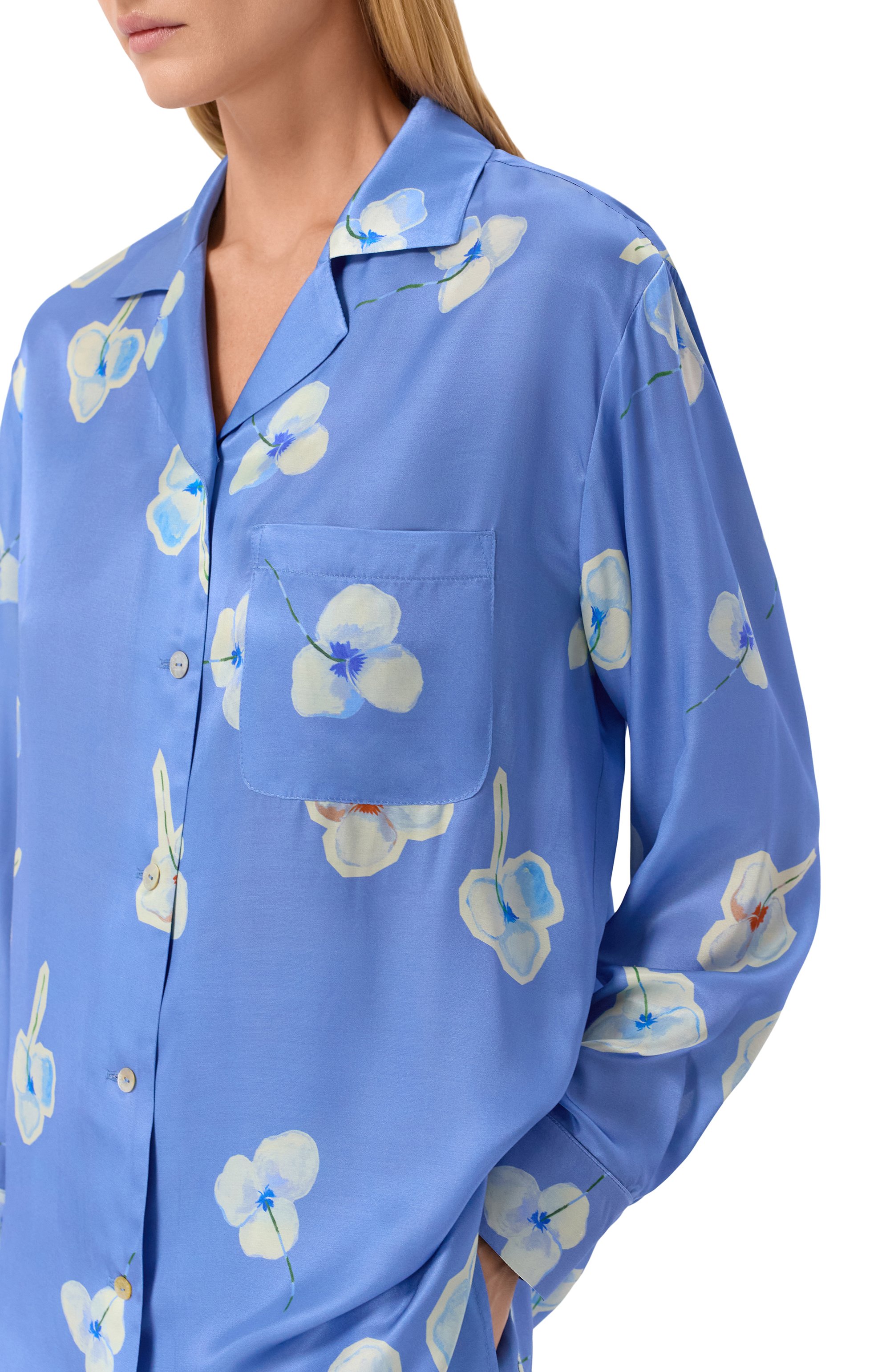 Пижама из хлопка и шелка ANY WOWZERS, арт. BFR02-TRIFL-BL, фото 7