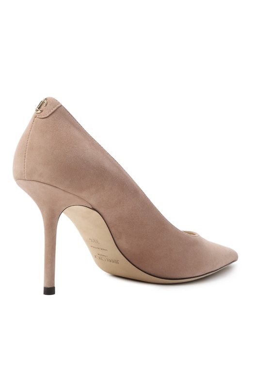 Замшевые туфли Love 85 Jimmy Choo L0VE 85/BWJ Бежевый  L0VE 85/BWJ Фото 5