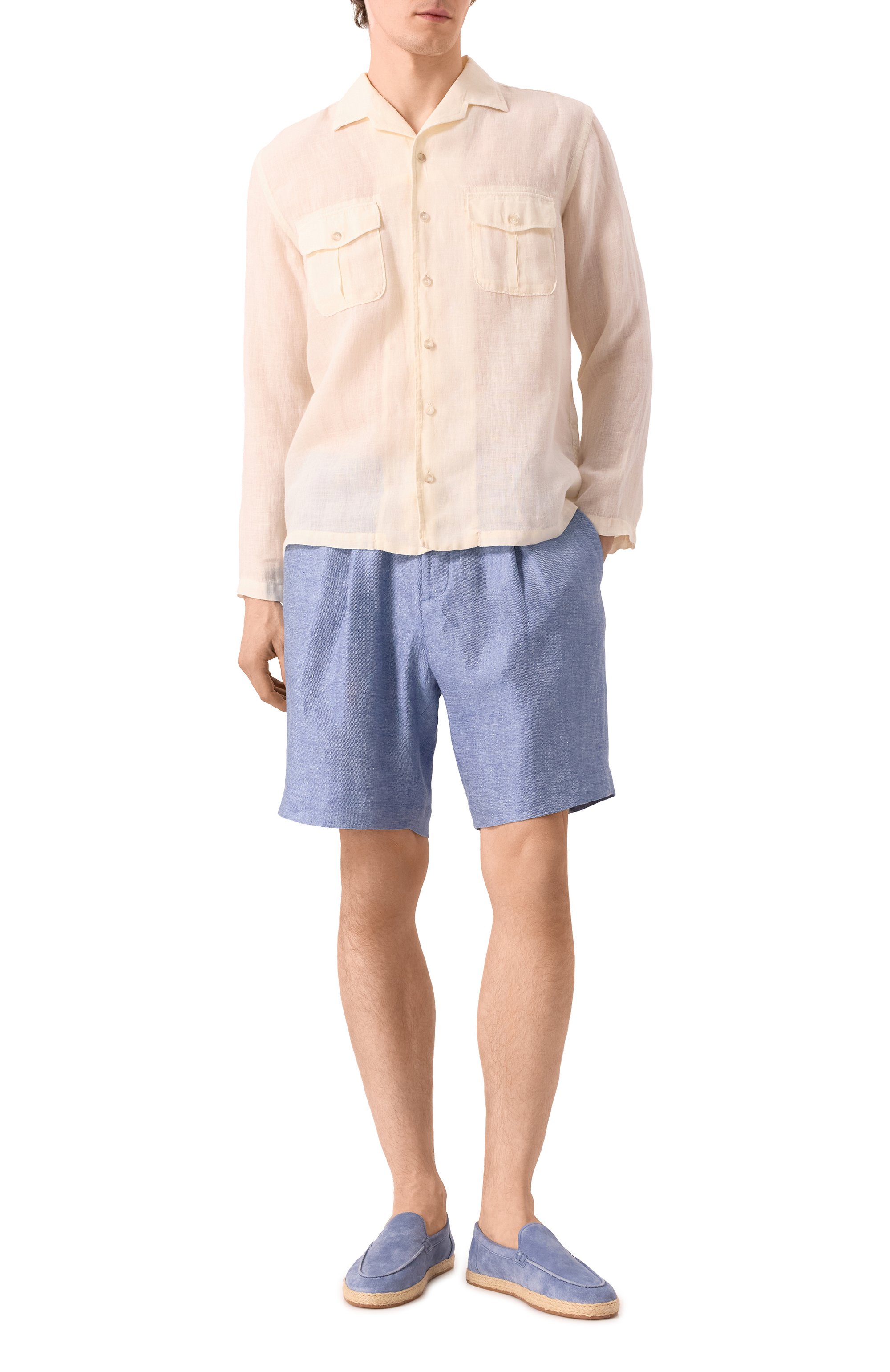 Льняные шорты FEFE`, арт. BERMUDA LINEN C0ULISSE/BERL94, фото 2