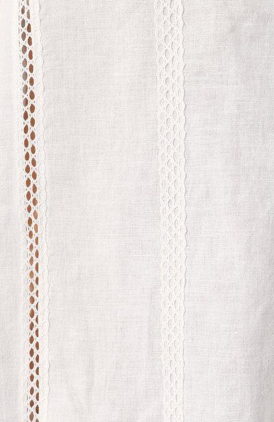 Платье из смеси хлопка и льна A MERE CO белого цвета по цене 34450 руб., арт. AMC/R19025, фото 5 Платье из смеси хлопка и льна A MERE CO, арт. AMC/R19025, фото 5