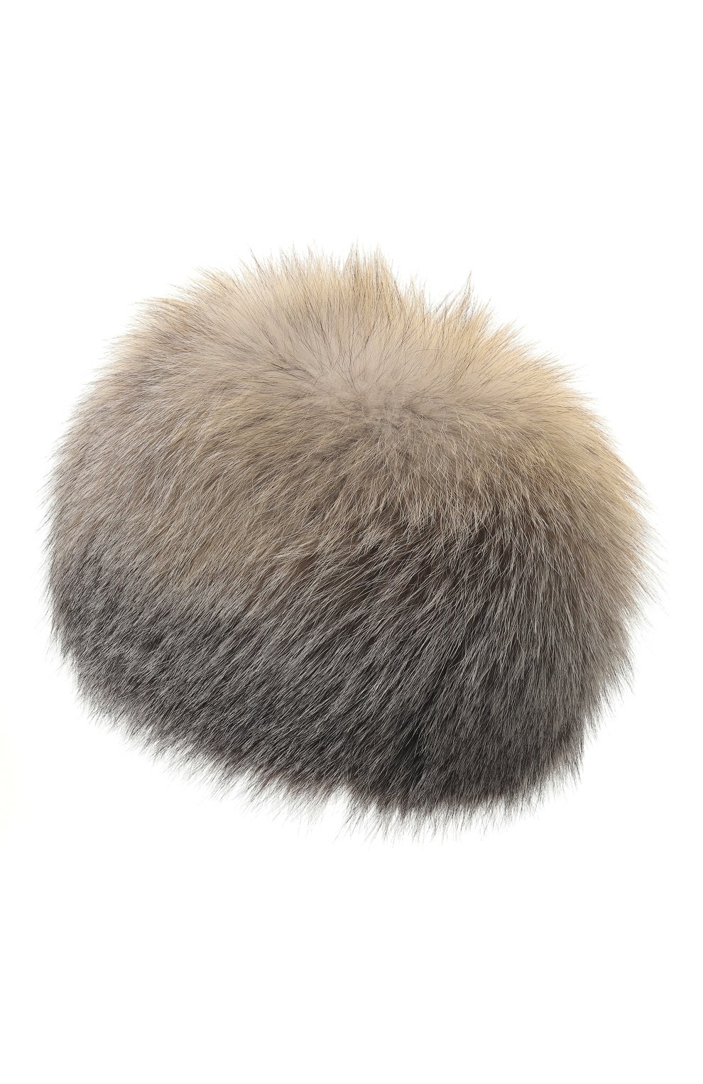 Шапка шарик из меха лисы FURLAND серого цвета по цене 83600 руб., арт. 0015309010133600000, фото 3 Шапка шарик из меха лисы FURLAND, арт. 0015309010133600000, фото 3