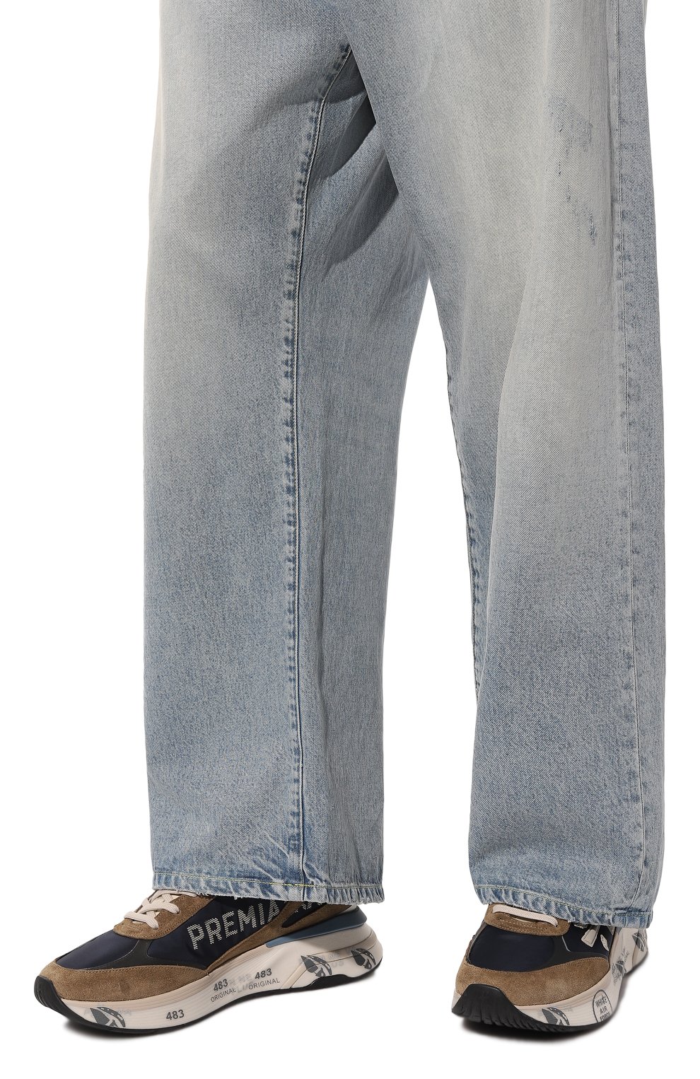 Комбинированные кроссовки moe run PREMIATA, арт. M0ERUN/VAR 6448, фото 3