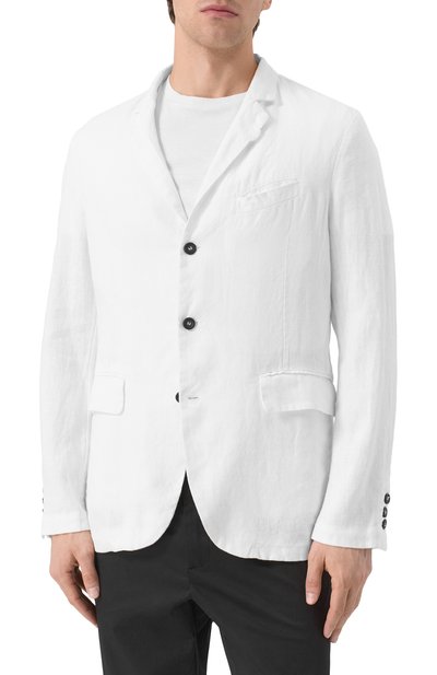 Льняной пиджак HANNES ROETHER, арт. SCHU22MANN.602/, фото 4