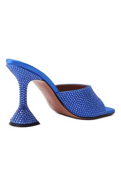 Текстильные мюли lupita crystal 95 AMINA MUADDI, арт. LUPITA CRYSTAL SLIPPER 95, фото 3