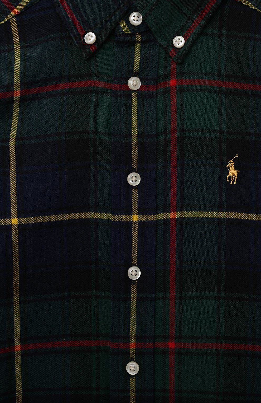 Хлопковая рубашка RALPH LAUREN разноцветного цвета по цене 9470 руб., арт. 321853502, фото 3 Хлопковая рубашка RALPH LAUREN, арт. 321853502, фото 3