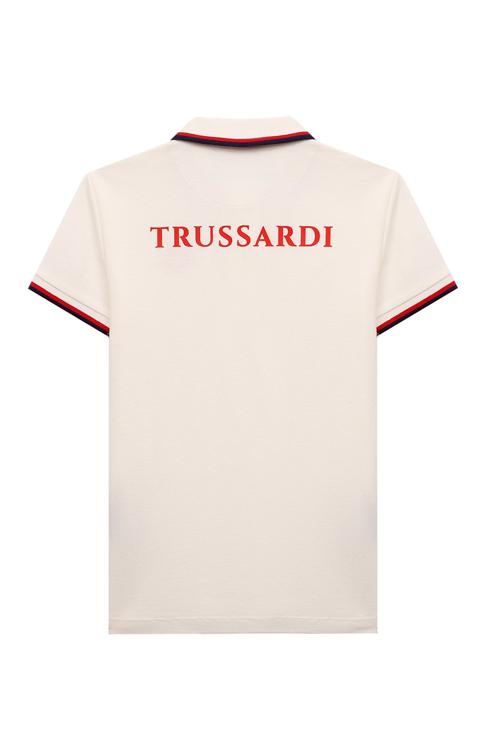 Хлопковое поло TRUSSARDI JUNIOR, арт. TBP24005PO, фото 2