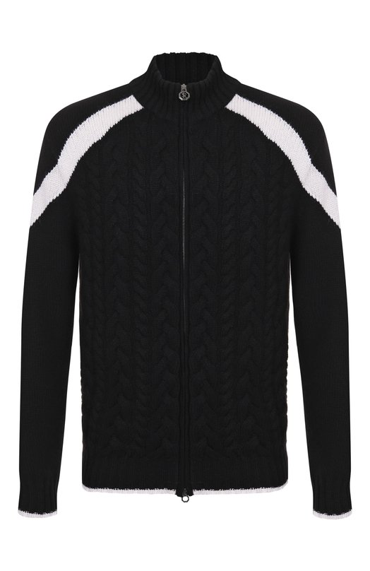 Кашемировый кардиган Stefano Ricci K404006R31/F25465/60-62 Чёрный K404006R31/F25465/60-62