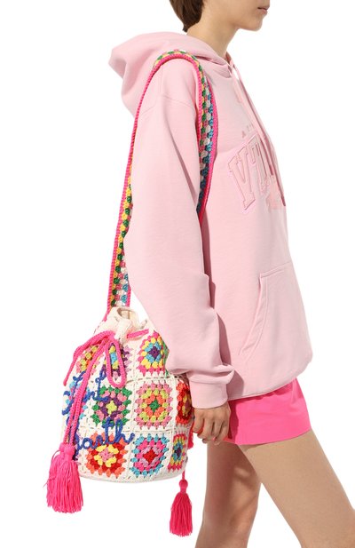 Сумка MC2 SAINT BARTH разноцветного цвета по цене 23500 руб., арт. STBA/CR0CHET BUCKET/05280D, фото 2 Сумка MC2 SAINT BARTH, арт. STBA/CR0CHET BUCKET/05280D, фото 2