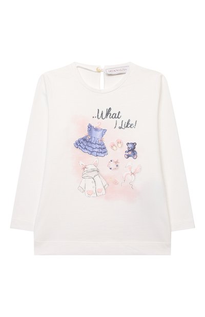 Хлопковый лонгслив MONNALISA, арт. 318620PV., фото 1