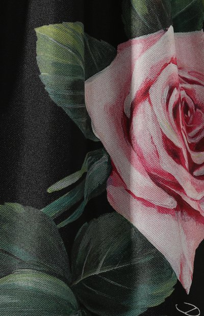Шелковые брюки DOLCE & GABBANA черного цвета по цене 156500 руб., арт. FTAMPT/HS190, фото 5 Шелковые брюки DOLCE & GABBANA, арт. FTAMPT/HS190, фото 5