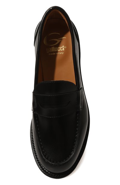 Кожаные пенни-лоферы GALLUCCI, арт. J07004AG, фото 4