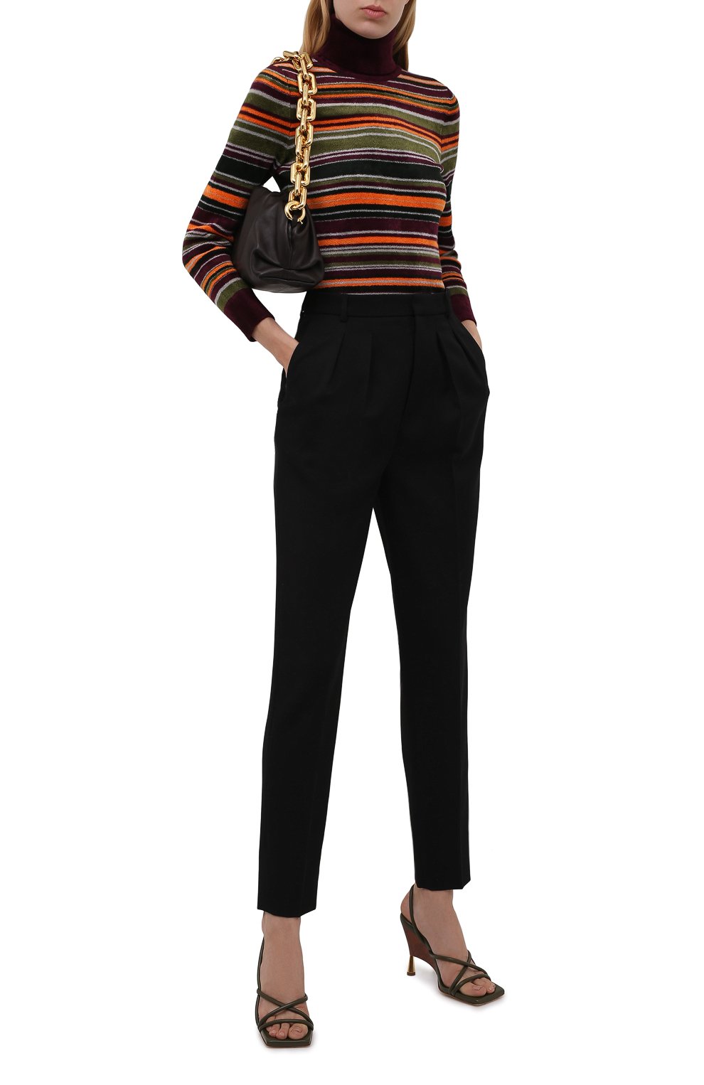 Водолазка из вискозы SAINT LAURENT, арт. 668349/Y75FG, фото 2