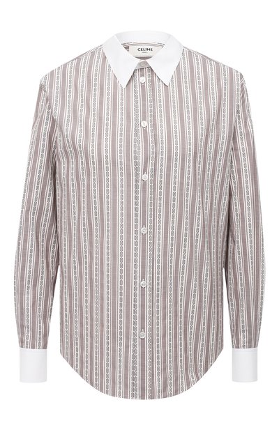 Женская хлопковая рубашка CELINE, арт. 2C259065J