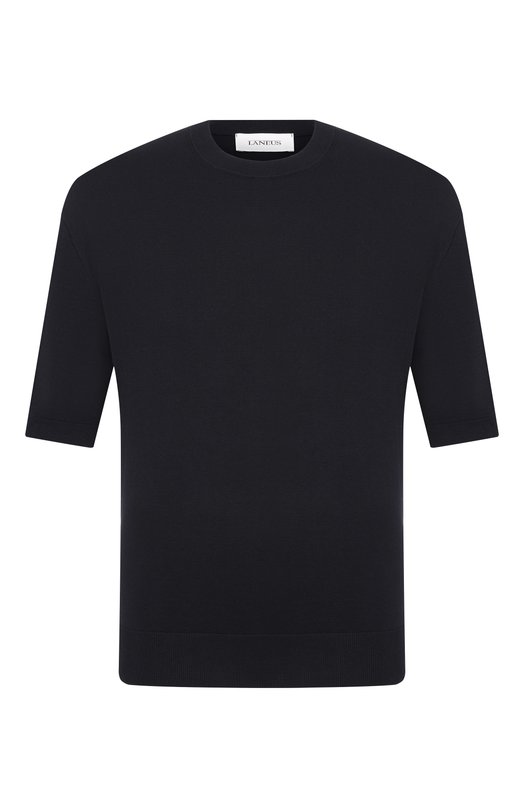 Хлопковый джемпер Laneus S6LAMAKE018 Чёрный S6LAMAKE018