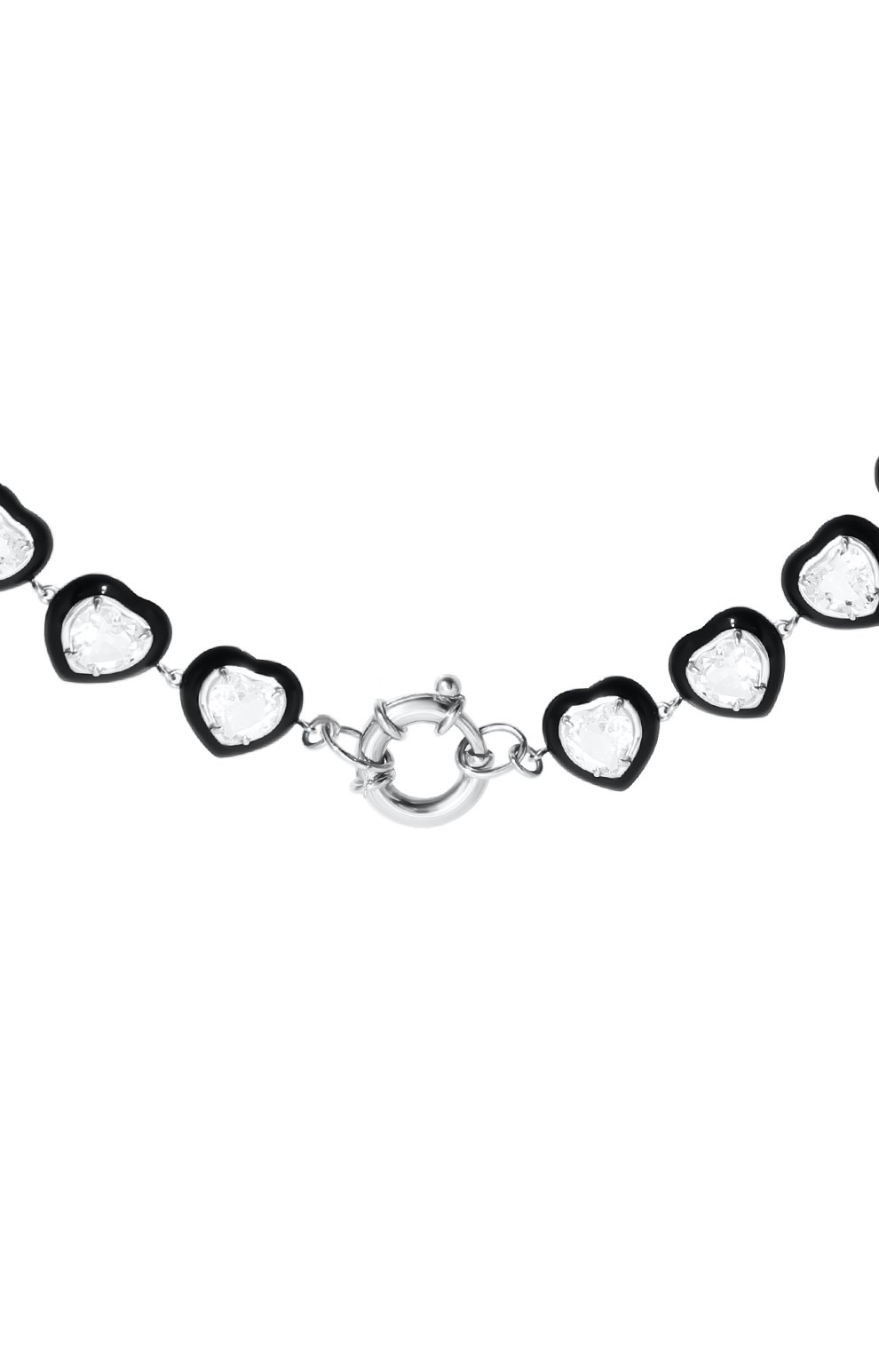 Ожерелье с сердцами из горного хрусталя MOONKA, арт. crg-nl5-crs, фото 4