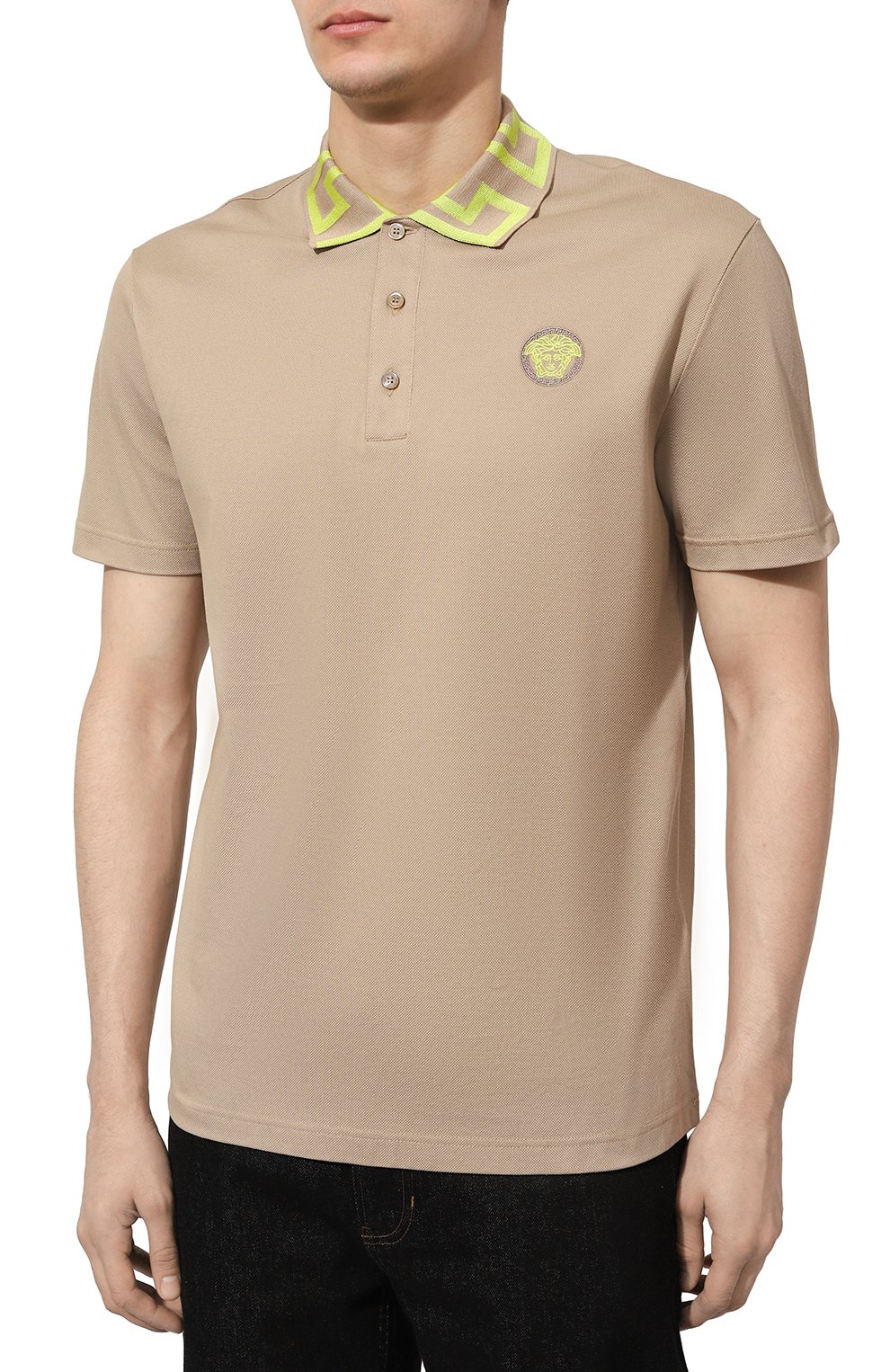 Хлопковое поло VERSACE, арт. A89492/1A04867, фото 3