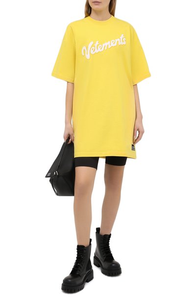 Хлопковая футболка VETEMENTS, арт. UE51TR760Y 1614/W, фото 2