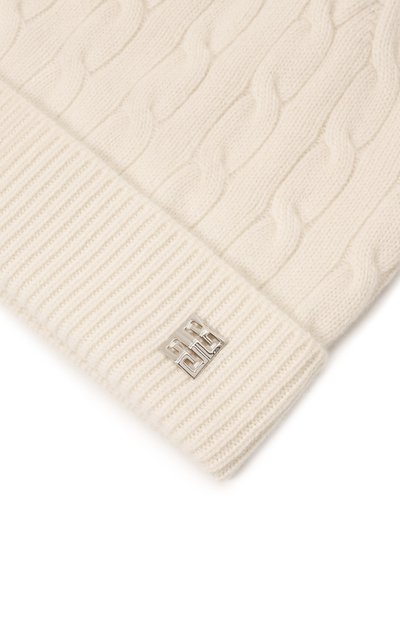 Кашемировая шапка GIVENCHY кремового цвета по цене 36900 руб., арт. GVCAPP/U7740, фото 4 Кашемировая шапка GIVENCHY, арт. GVCAPP/U7740, фото 4