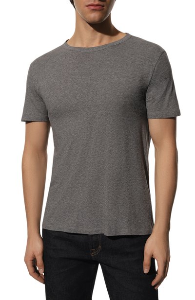 Хлопковая футболка 7 FOR ALL MANKIND, арт. JSLM6140HG, фото 3