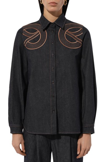 Джинсовая рубашка ELIE SAAB, арт. SH074, фото 3